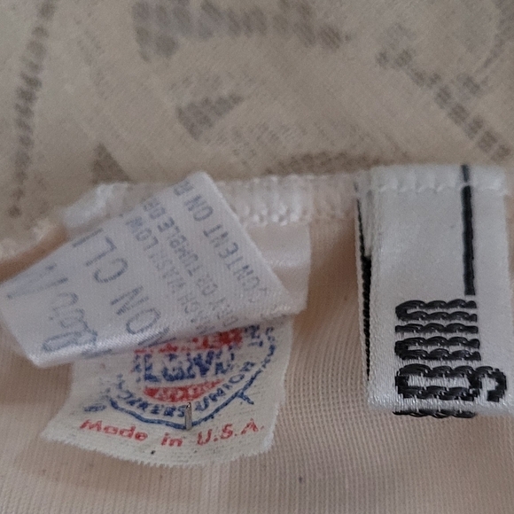 Vintage - 70's I Magnin Cream Nylon Heart Shape Lace‎ Chemise Slip - Picture 5 of 6